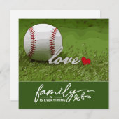 野球の家族は愛が緑に満ちている (正面/裏面)