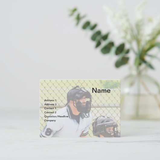 野球の審判 名刺 (スタンド正面)