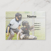 野球の審判 名刺 (正面)