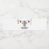 野球の小さなスラッガーベビーシャワー ペットボトルラベル (シングルラベル)