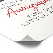 野球の小さなルーキー直筆サイン帳 ポスター (角)