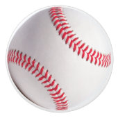 野球の引き出し引きノブのハンドルスポーツルームデコ セラミックノブ (正面)