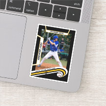 野球の思い出品を鮮やかに飾るイエロー ブラック カスタム 