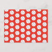 野球の性別がDIYスクラッチカードを暴く 案内ポストカード (裏面)