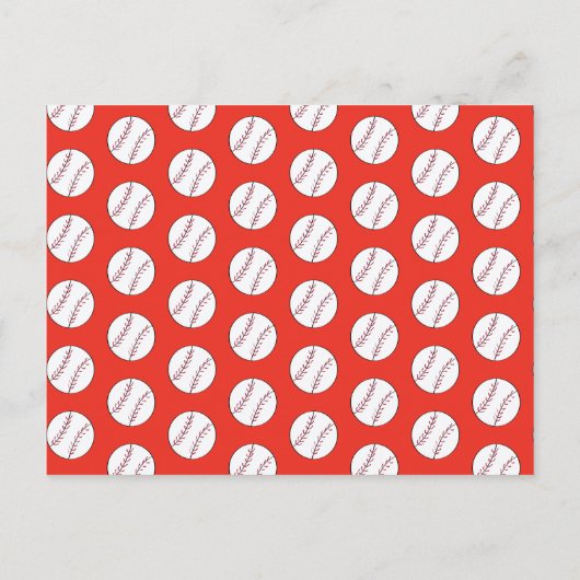 野球の性別がDIYスクラッチカードを暴く 案内ポストカード (裏面)