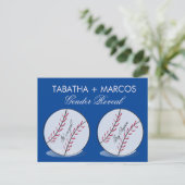 野球の性別がDIYスクラッチカードを暴く 案内ポストカード (スタンド正面)