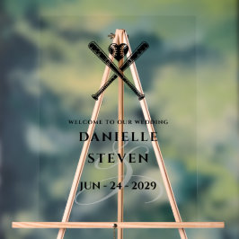 野球の愛の歓迎 アクリルサイン