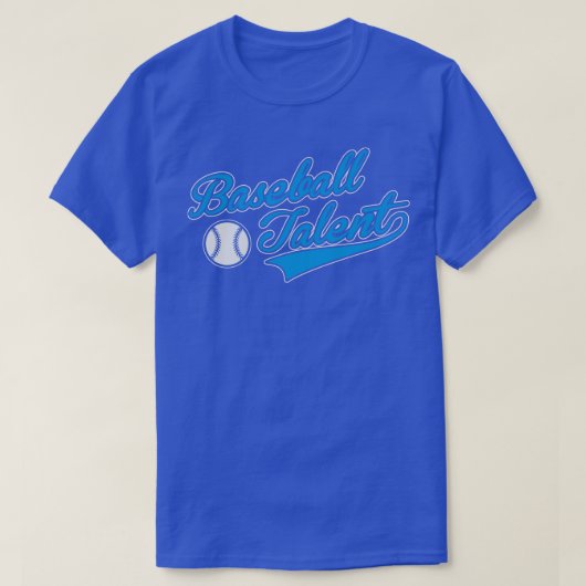 野球の才能 Tシャツ (デザイン正面)