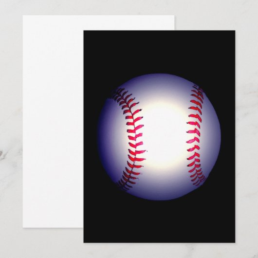 野球の招待状 招待状 (正面/裏面)