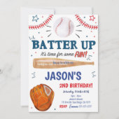 野球の招待状 招待状 (正面)