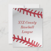 野球の招待状 招待状 (正面)