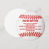 野球の招待状 招待状 (正面/裏面)