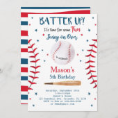 野球の招待状, 野球の招待, 野球 招待状 (正面/裏面)