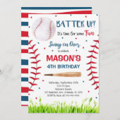 野球の招待状, 野球の誘い, 野球 招待状 (正面/裏面)