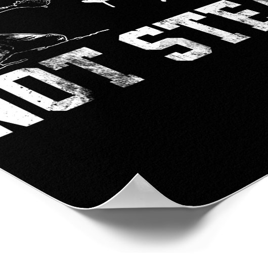 野球の捕手は宗教的なものを盗んではならない ポスター (角)