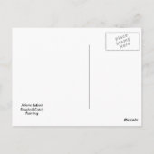 野球の捕獲物の芸術 ポストカード (裏面)