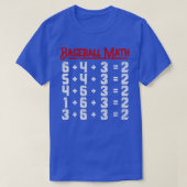 野球の数学遊Double Tシャツ (デザイン正面)