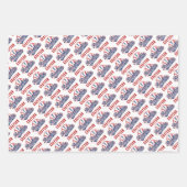 野球の新人が2歳の誕生日パーティー ラッピングペーパーシート (正面2)