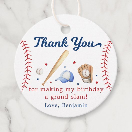 野球の新人誕生日 フェイバータグ (正面)