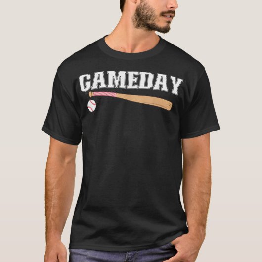 野球の日の母親，ソフトボールの母親チームスポーツ Tシャツ (正面)