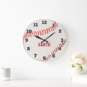 野球の時間 ラージ壁時計 (ホーム)