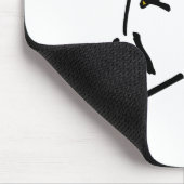 野球の棒の姿 マウスパッド (コーナー)