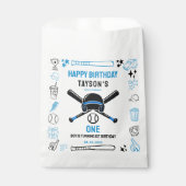 野球の楽しい1歳の誕生日 - 野球大好きキッズ フェイバーバッグ (正面)