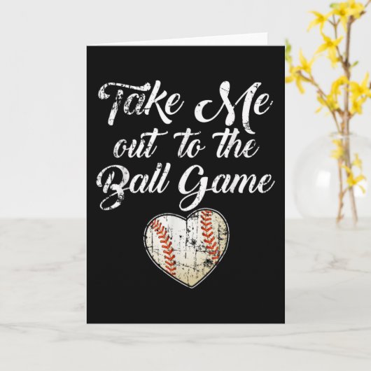 野球の母親に私を連れて行って カード (黄色い花)