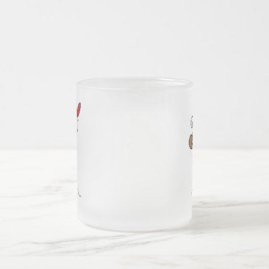 野球の水差しの棒の姿のマグ フロストグラスマグカップ (中央)