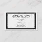 野球の洗練 名刺 (裏面)