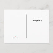 野球の海軍&金ゴールド卒業 案内ポストカード (裏面)