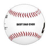 野球の父/祈息子の聖セバスチャン詩 野球ボール (裏面)