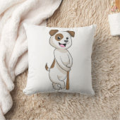 野球の犬と野球こうもり クッション (ブランケット)