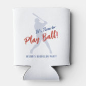 野球の独身パーティー、試合開始の時間だ 缶クーラー (裏面)