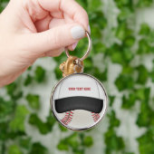 野球の球の帽子Keychain キーホルダー (手)