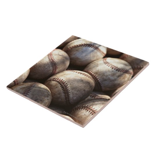 野球の球 タイル (側面)