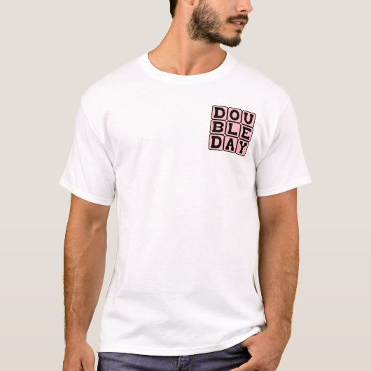 野球の発明者アブナー・ダブルデイ Tシャツ (正面)