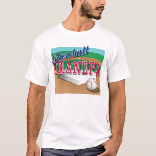 野球の祖父 Tシャツ (正面)