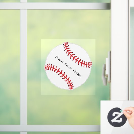 野球の窓にしがみつく ウィンドウサイン (ホーム)