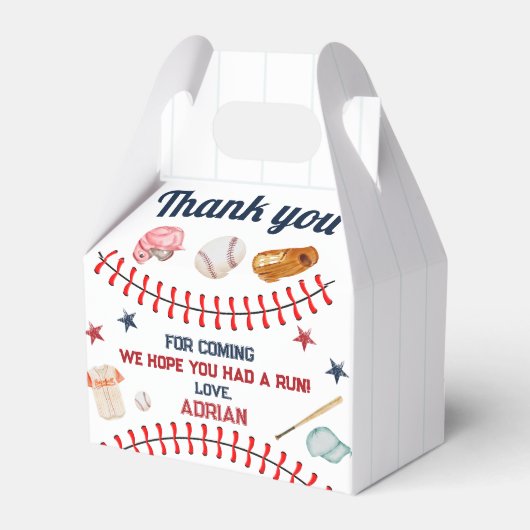 野球の第1回誕生日 フェイバーボックス (裏面サイド)