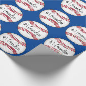 野球の第1孫 ラッピングペーパー (角)