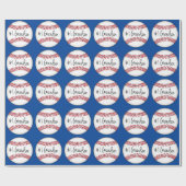 野球の第1孫 ラッピングペーパー (フラット)