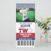 野球の第2誕生日 招待状 (スタンド正面)