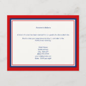 野球の結婚式の調節カード エンクロージャーカード (正面)