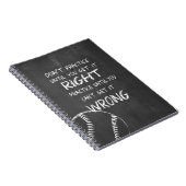 野球の練習やる気を起こさせる ノートブック (右側)