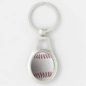 野球の縫い目 キーホルダー (正面)