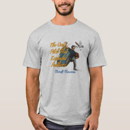 野球の羽おもしろい根 Tシャツ