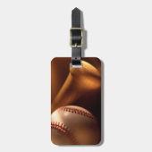 野球の荷物のラベル ラゲッジタグ (正面縦)