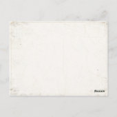 野球の記念品プリント付きのポストカード ポストカード (裏面)