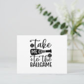 野球の試合に連れて行ってくれ ポストカード (スタンド正面)